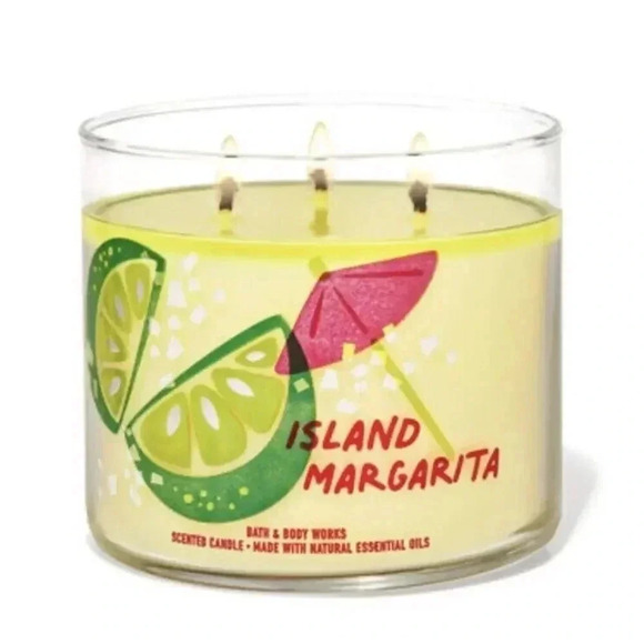 3-Wick Bath & Body Works Island Margarita Candle - Picture 1 of 1